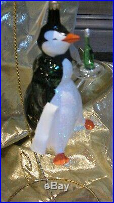 CHRISTOPHER RADKO TUXEDO JUNCTION ITALY VINTAGE ORNAMENT NEW withTag 99-409-0