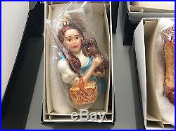 Christopher Radko Wizard Of Oz Christmas Ornament Set, Original Box, Mint