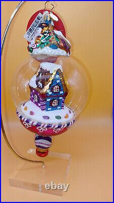 Candy House World Ornament by Christopher Radko 1020748 New In Box Sold Out 2020