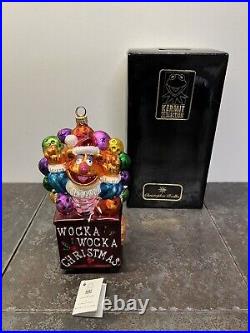 Christmas Radko 1997 Kermit Muppet Collection WOCKA WOCKA CHRISTMAS Ornament