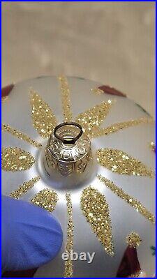 Christopher RADKO CIRCLE of SANTAS BALL Drop Christmas ORNAMENT 1993