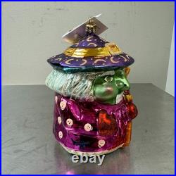 Christopher RADKO Nutty Witchcracker Halloween Ornament RARE LARGE Witch