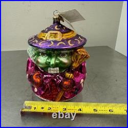 Christopher RADKO Nutty Witchcracker Halloween Ornament RARE LARGE Witch