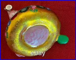 Christopher RADKO Pink Paradise Flamingo Glass Holiday Ornament withBox & Tag 4