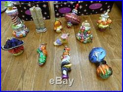 Christopher Radko (11) Christmas, Easter, Halloween Ornaments- Twin Towers