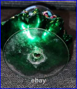 Christopher Radko 12 Blown Glass TREE SANTA Claus Snowglobe Ornament Rare READ