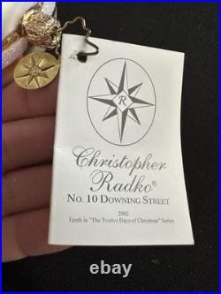 Christopher Radko 12 Days Christmas No 10 Downing Street Lords Leapings Ornament