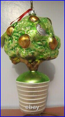 Christopher Radko 12 Days of Xmas Ornament A PARTRIDGE IN A PEAR TREE, 176/5000