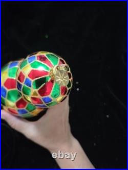 Christopher Radko 15th Anniv Triple Harlequin 00-1407-0 Ornament