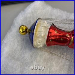 Christopher Radko 15th Anniversary Ballooning Santa Glass Ornament 90-087-1 Christopher Radko 15th Anniversary Ballooning Santa Glass Ornament 90-087-1