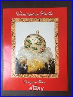 Christopher Radko 1990 Glass Ornament Catalog