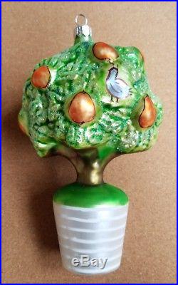 Christopher Radko 1993 Partridge in a Pear Tree VERY RARE Only 5,000 Made