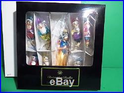 Christopher Radko 1995 And Snowy Makes Eight Ornaments w Outer Box Tag SEALED