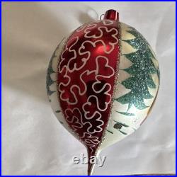 Christopher Radko 1995 FOREVER LUCY LTD Event Piece Teardrop Ball Ornament