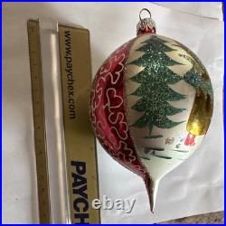 Christopher Radko 1995 FOREVER LUCY LTD Event Piece Teardrop Ball Ornament