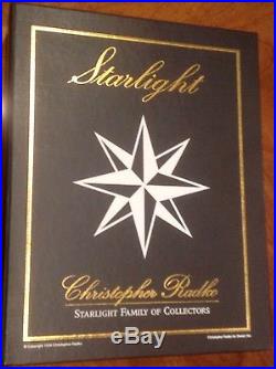 Christopher Radko 1995 Glass Ornament Catalog Starlight Collectors Kit, Folio