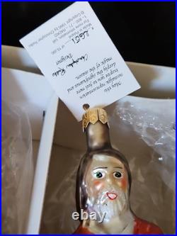 Christopher Radko 1996 HOLY FAMILY 3 Christmas Ornaments LTD ED. SPECIAL