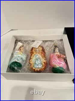 Christopher Radko 1996 Holy Family Nativity #467/15000 NIB Limited Edition