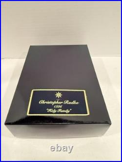 Christopher Radko 1996 Holy Family Nativity #467/15000 NIB Limited Edition