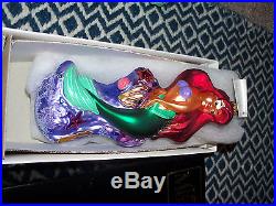 Christopher Radko 1997 Ariel Disney's The Little Mermaid Christmas Ornament Box