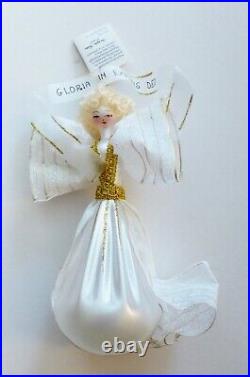Christopher Radko 1997 GLORY Angel Christmas Ornament. Italy