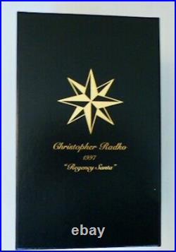 Christopher Radko 1997 REGENCY SANTA Ltd Edition #484 of 2,500. New In Box