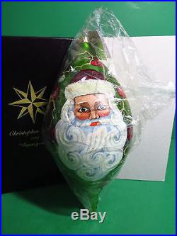 Christopher Radko 1997 Regency Santa Ornament w Sleeve Box Tag SEALED