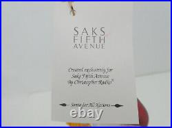 Christopher Radko 1998 Saks 5th Ave SANTA FOR ALL NATIONS Ornament 98-SAK-01