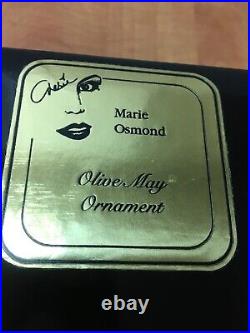 Christopher Radko 1999 Marie Osmond OLIVE MAY CHRISTMAS 99-DOLL-01 Ornament