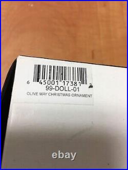 Christopher Radko 1999 Marie Osmond OLIVE MAY CHRISTMAS 99-DOLL-01 Ornament