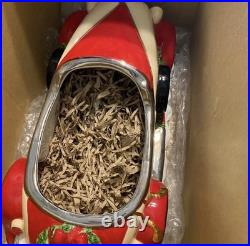 Christopher Radko 2002 Santa Rolls Rolls In Centerpiece Jar EXTREMELY RARE