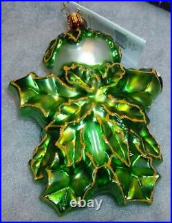 Christopher Radko 2003 Holly Jean Christmas Ornament withBox Green