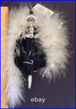 Christopher Radko 2003 MASQUE MYSTERE ORNAMENT 9 Christmas Icicle with Tag Christopher Radko 2003 MASQUE MYSTERE ORNAMENT 9 Christmas Icicle with Tag