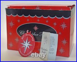 Christopher Radko 2004 Muffy VanderBear Snow Queen Glass Ornament Rogers Gardens