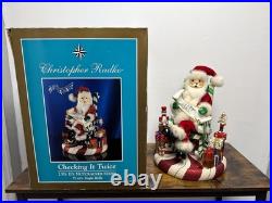 Christopher Radko 2005 Checking It Twice Musical Santa Nutcracker LE 257/1200