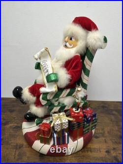 Christopher Radko 2005 Checking It Twice Musical Santa Nutcracker LE 257/1200 Christopher Radko 2005 Checking It Twice Musical Santa Nutcracker LE 257/1200