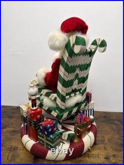 Christopher Radko 2005 Checking It Twice Musical Santa Nutcracker LE 257/1200