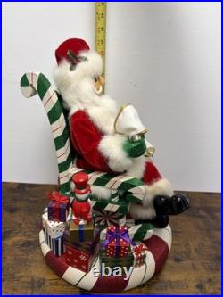 Christopher Radko 2005 Checking It Twice Musical Santa Nutcracker LE 257/1200