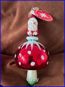 Christopher Radko 2005 Santa Scroom Ornament Original Tags & Box