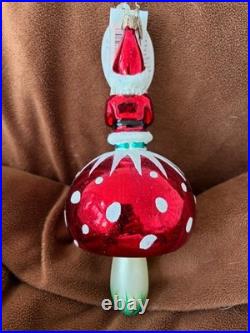 Christopher Radko 2005 Santa Scroom Ornament Original Tags & Box