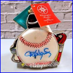 Christopher Radko 2006 Roger Clemens Rocket Man Signed Ornament #1713 Dillards