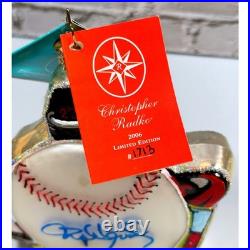 Christopher Radko 2006 Roger Clemens Rocket Man Signed Ornament #1713 Dillards