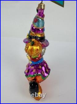 Christopher Radko 2006 Witchity Split Halloween Witch Holding Pumpkins. 1013498