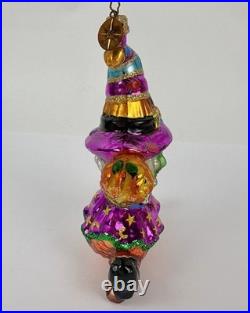 Christopher Radko 2006 Witchity Split Halloween Witch Holding Pumpkins. 1013498