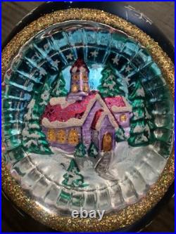 Christopher Radko 20th Anniversary Country Scene Sparkler Ornament (Retired)