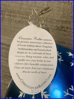 Christopher Radko 20th Anniversary Country Scene Sparkler Ornament (Retired)