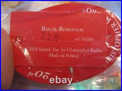 Christopher Radko 20th Anniversary Regal Romanov Limited Christmas Ornament