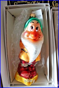 Christopher Radko 60th Anniversary Snow White 8 pc Collection