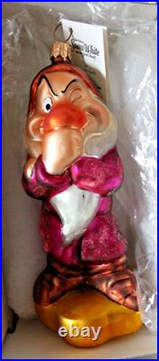 Christopher Radko 60th Anniversary Snow White 8 pc Collection