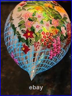 Christopher Radko 7 Ornament 2001 Summer Garden Large RETIRED EXCELLENT Christopher Radko 7 Ornament 2001 Summer Garden Large RETIRED EXCELLENT
